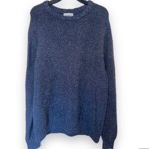 Goodfellow & Co Blue Crewneck Sweater Classic Knit